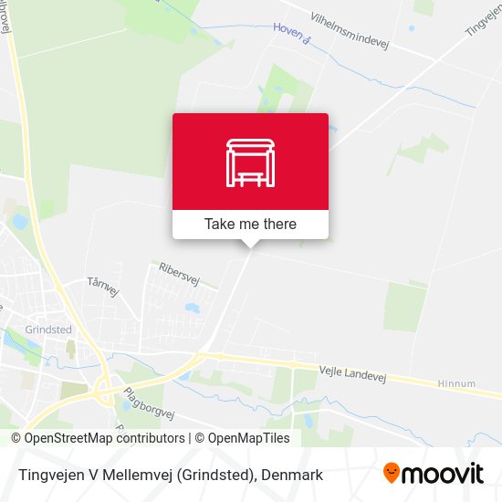 Tingvejen V Mellemvej (Grindsted) map