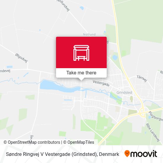Søndre Ringvej V Vestergade (Grindsted) map