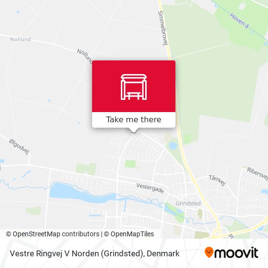 Vestre Ringvej V Norden (Grindsted) map