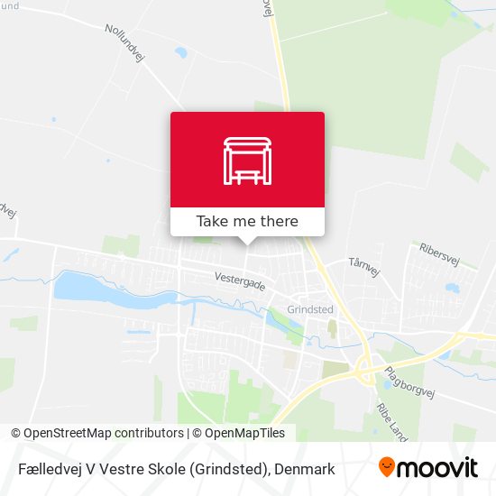 Fælledvej V Vestre Skole (Grindsted) map