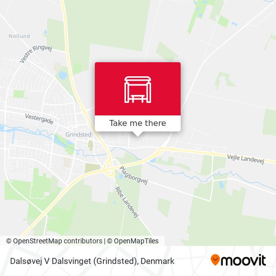 Dalsøvej V Dalsvinget (Grindsted) map