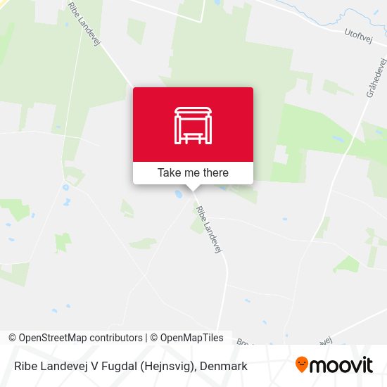 Ribe Landevej V Fugdal (Hejnsvig) map