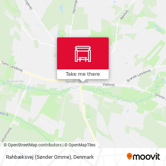 Rahbæksvej (Sønder Omme) map