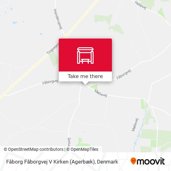 Fåborg Fåborgvej V Kirken (Agerbæk) map