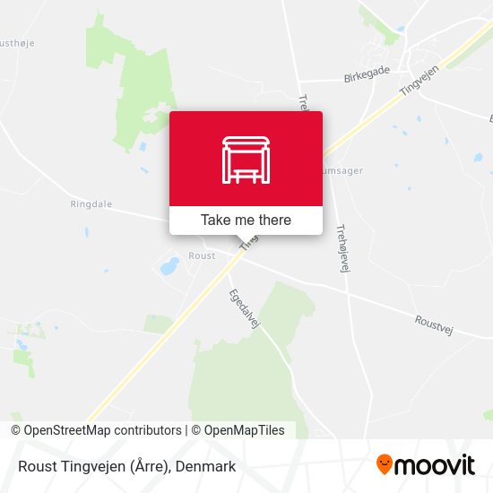 Roust Tingvejen (Årre) map