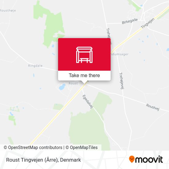 Roust Tingvejen (Årre) map