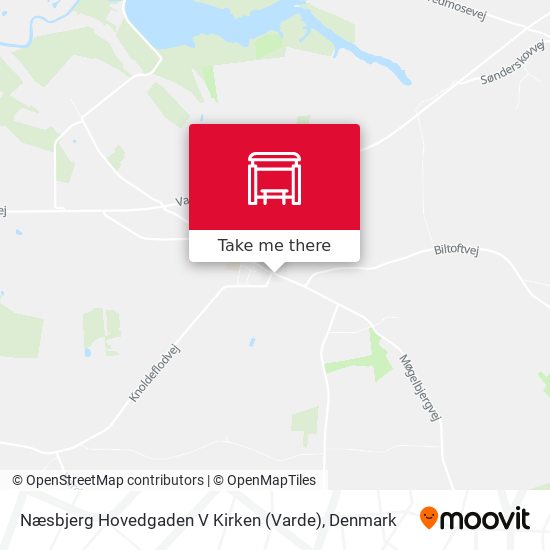 Næsbjerg Hovedgaden V Kirken (Varde) map