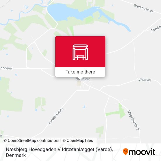 Næsbjerg Hovedgaden V Idrætanlægget (Varde) map
