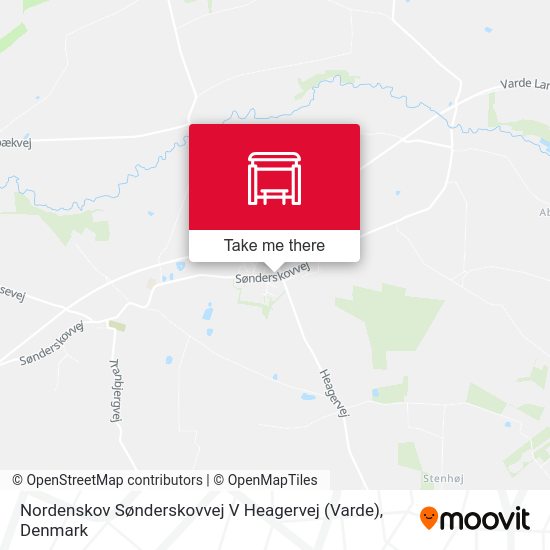 Nordenskov Sønderskovvej V Heagervej (Varde) map