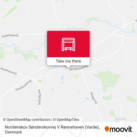 Nordenskov Sønderskovvej V Rønnehaven (Varde) map
