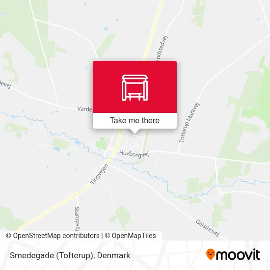 Smedegade (Tofterup) map