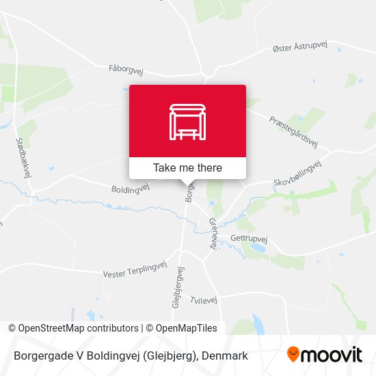 Borgergade V Boldingvej (Glejbjerg) map