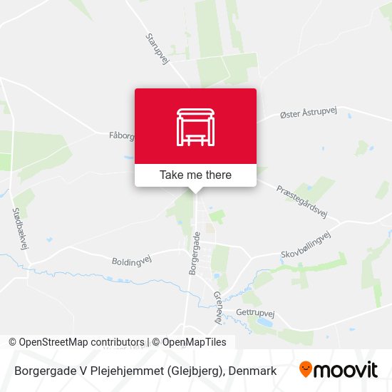 Borgergade V Plejehjemmet (Glejbjerg) map