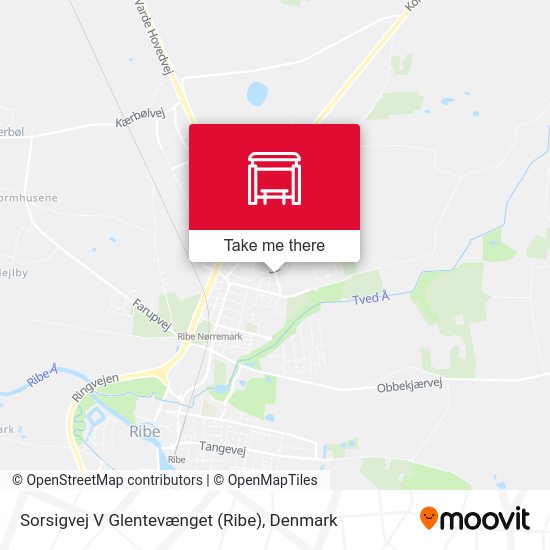 Sorsigvej V Glentevænget (Ribe) map