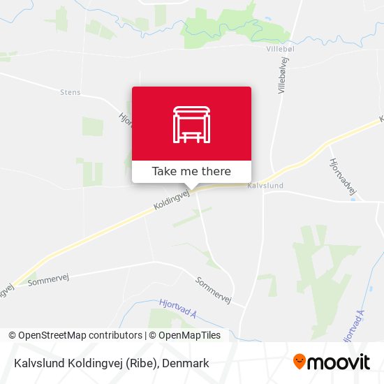Kalvslund Koldingvej (Ribe) map
