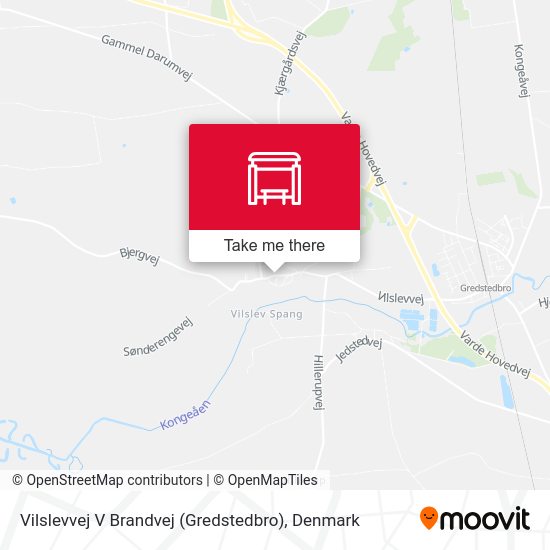 Vilslevvej V Brandvej (Gredstedbro) map