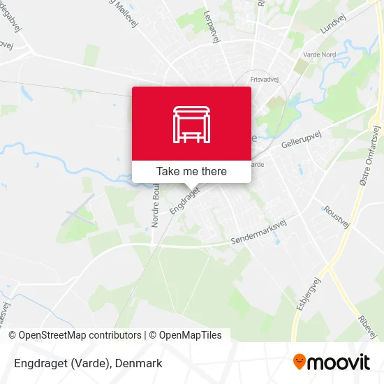 Engdraget (Varde) map