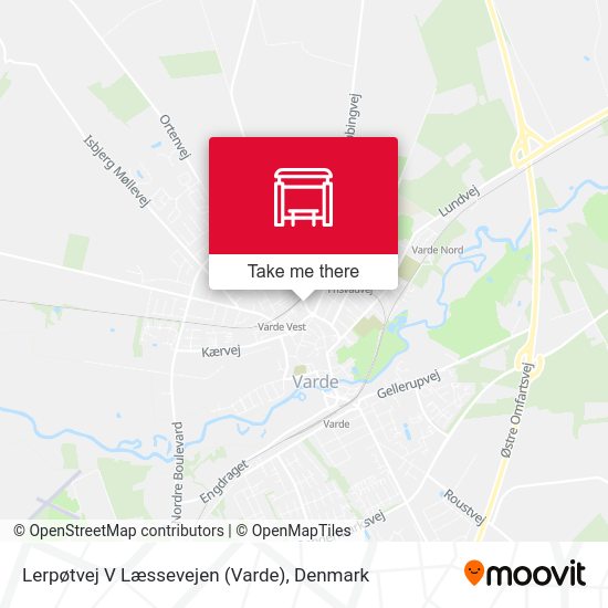 Lerpøtvej V Læssevejen (Varde) map