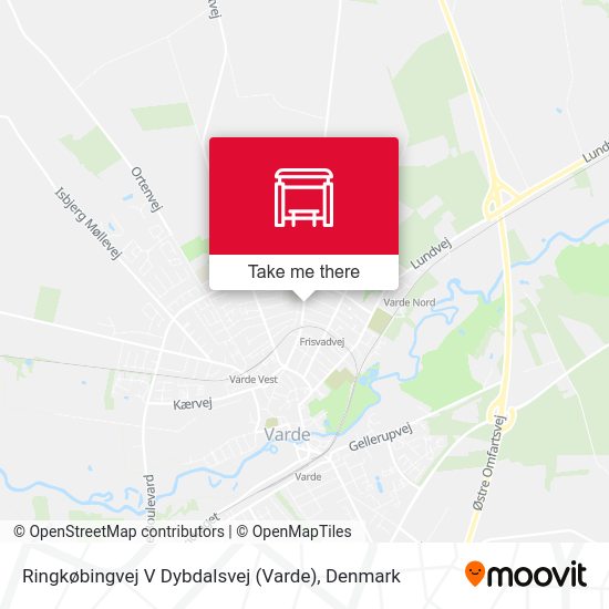 Ringkøbingvej V Dybdalsvej (Varde) map
