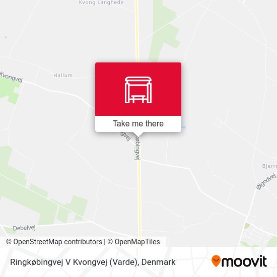 Ringkøbingvej V Kvongvej (Varde) map