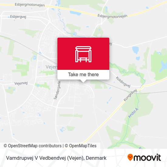 Vamdrupvej V Vedbendvej (Vejen) map