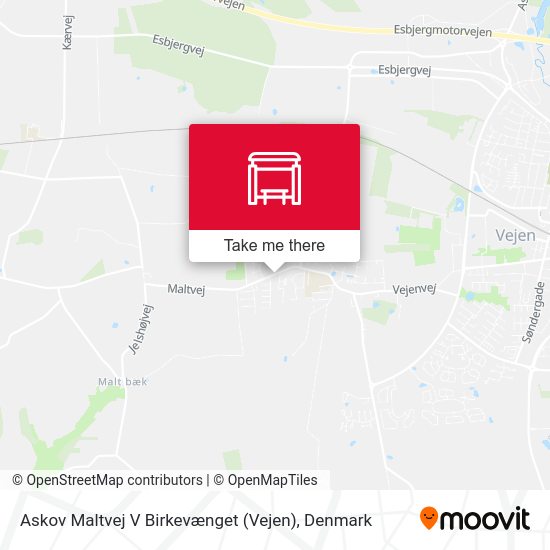 Askov Maltvej V Birkevænget (Vejen) map
