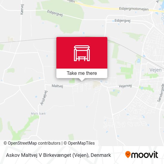 Askov Maltvej V Birkevænget (Vejen) map