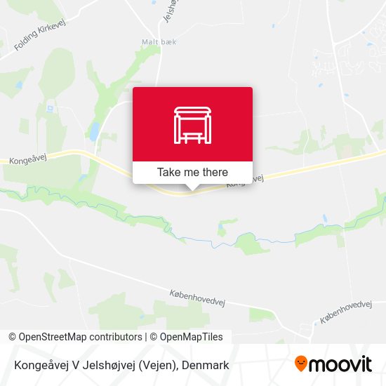 Kongeåvej V Jelshøjvej (Vejen) map