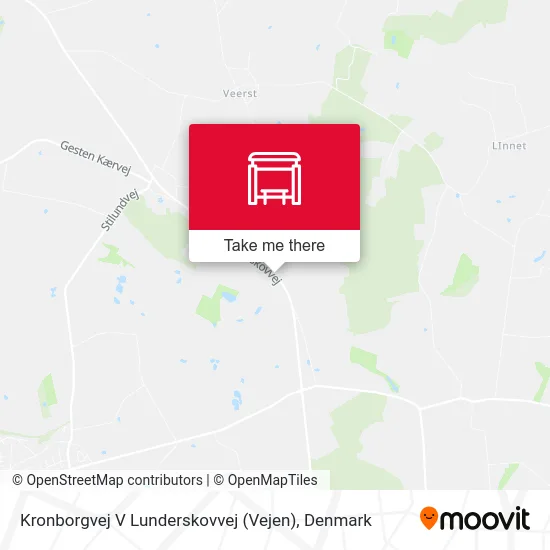 Kronborgvej V Lunderskovvej (Vejen) map