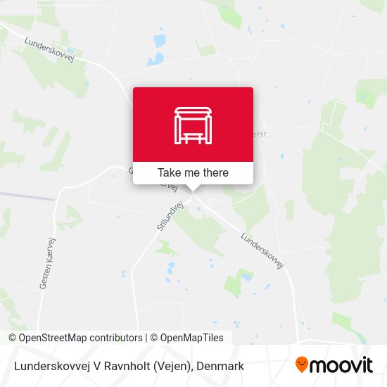 Lunderskovvej V Ravnholt (Vejen) map