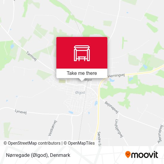 Nørregade (Ølgod) map