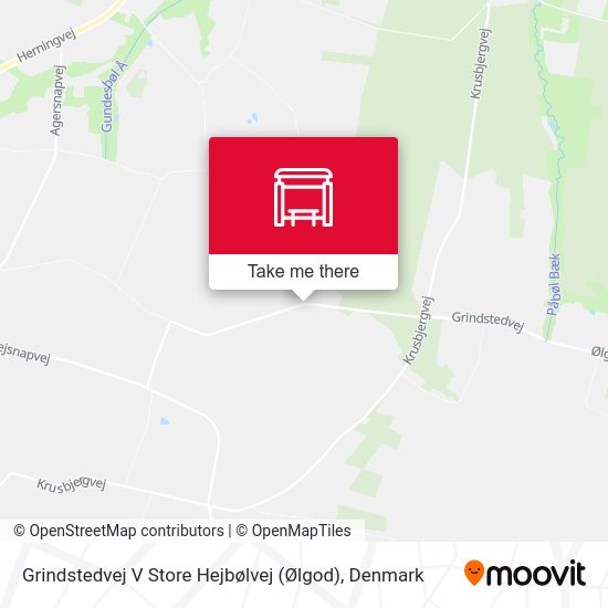 Grindstedvej V Store Hejbølvej (Ølgod) map