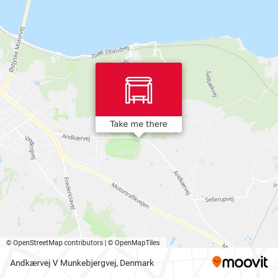 Andkærvej V Munkebjergvej map