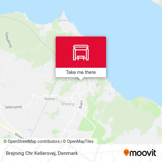 Brejning Chr Kellersvej map