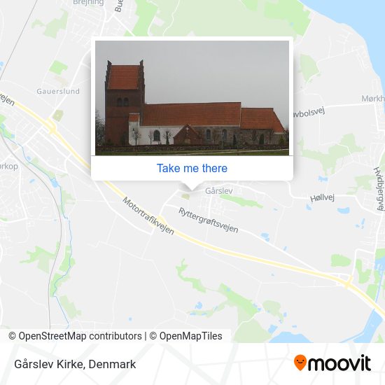 Gårslev Kirke map