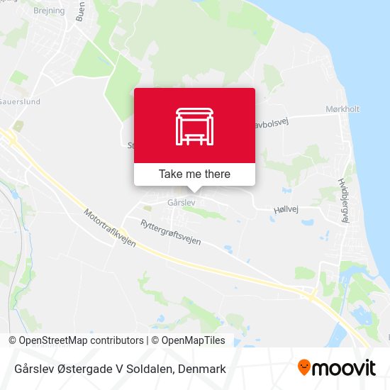 Gårslev Østergade V Soldalen map