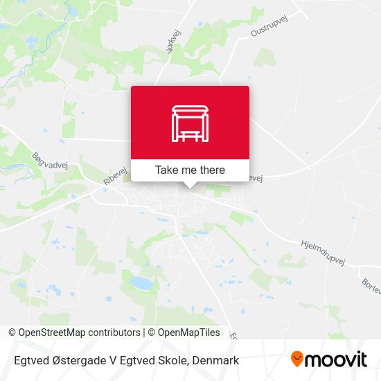 Egtved Østergade V Egtved Skole map