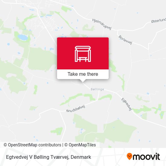 Egtvedvej V Bølling Tværvej map
