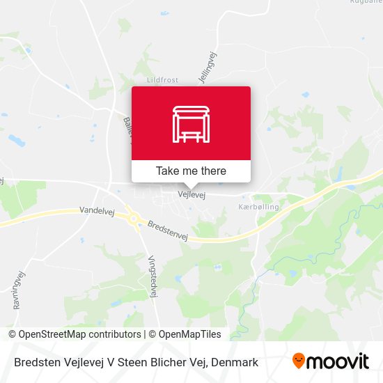 Bredsten Vejlevej V Steen Blicher Vej map