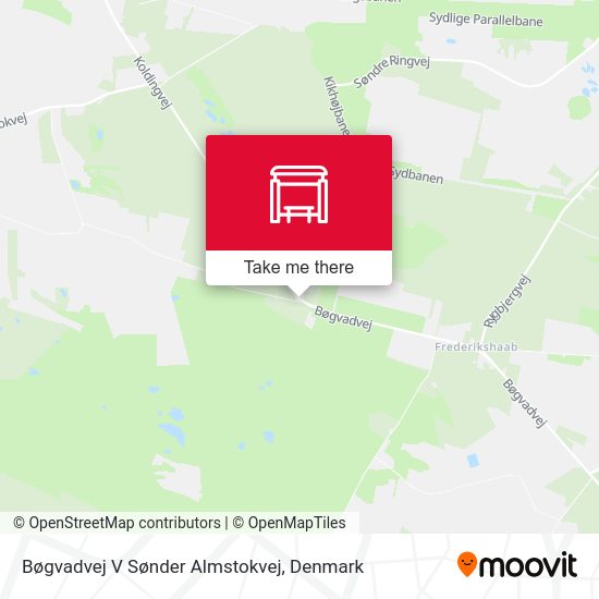 Bøgvadvej V Sønder Almstokvej map