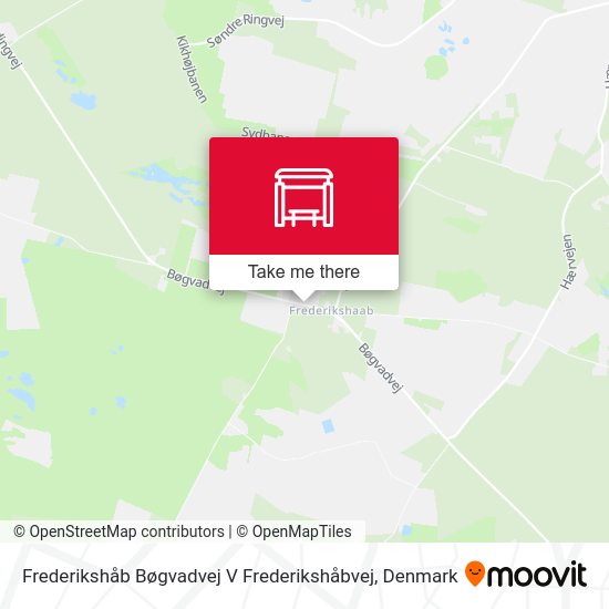 Frederikshåb Bøgvadvej V Frederikshåbvej map