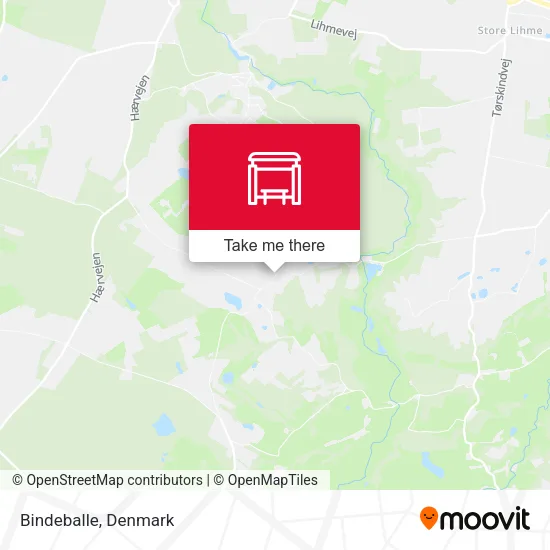 Bindeballe map