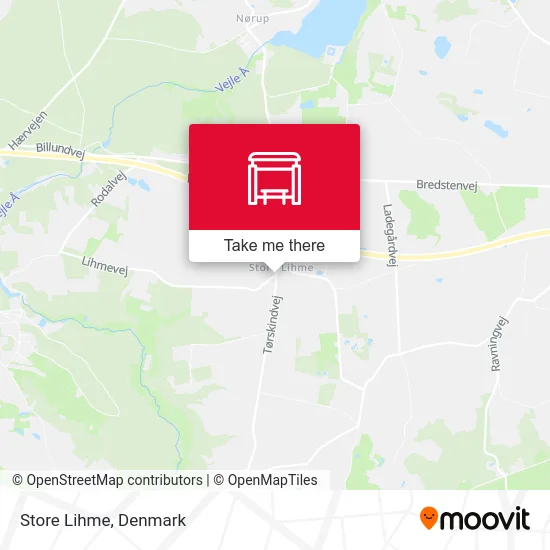 Store Lihme map