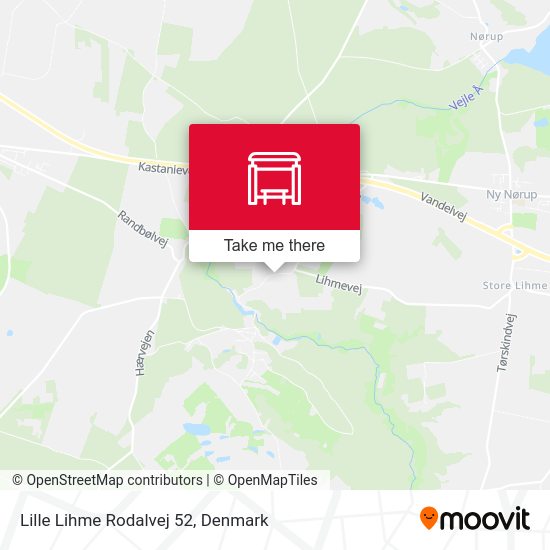 Lille Lihme Rodalvej 52 map