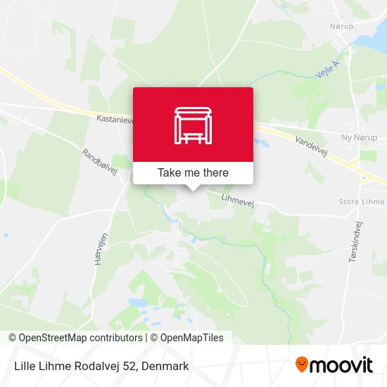 Lille Lihme Rodalvej 52 map