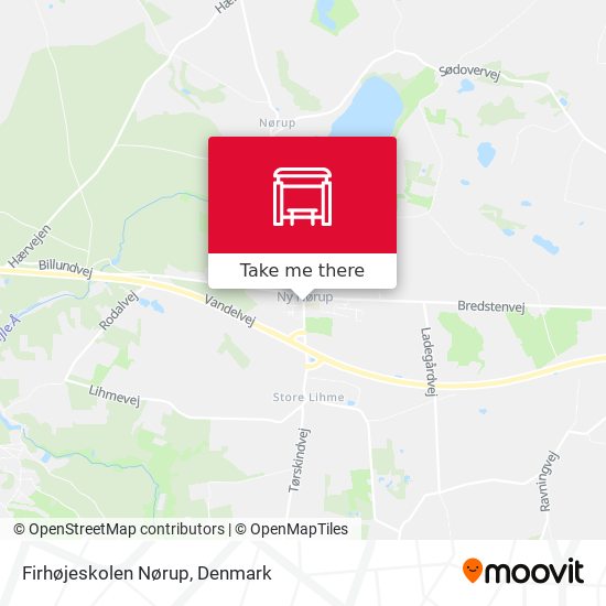 Firhøjeskolen Nørup map