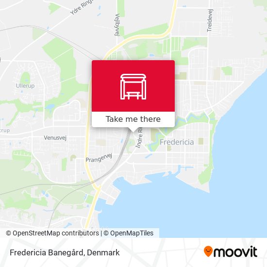 Fredericia Banegård map