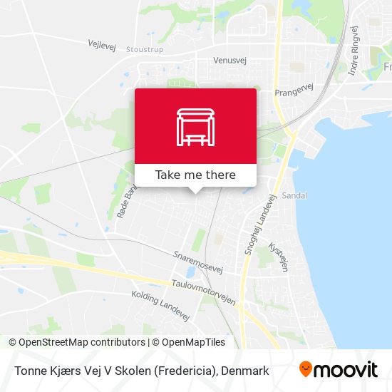 Tonne Kjærs Vej V Skolen (Fredericia) map