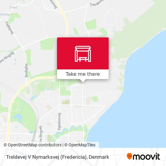 Treldevej V Nymarksvej (Fredericia) map