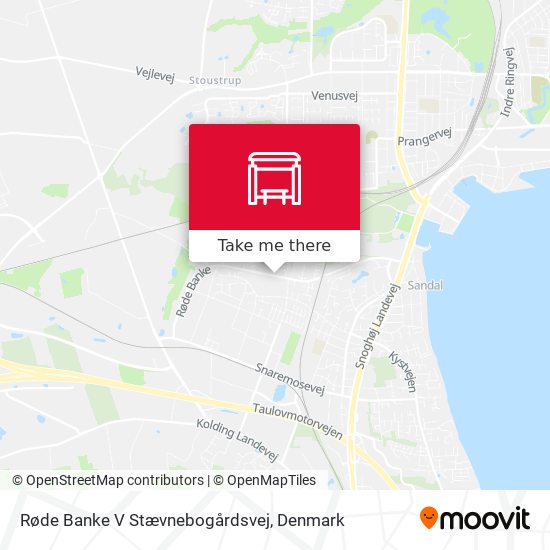Røde Banke V Stævnebogårdsvej map